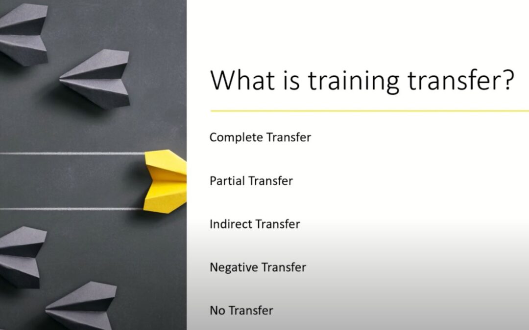Transfer of Training Breakdown!